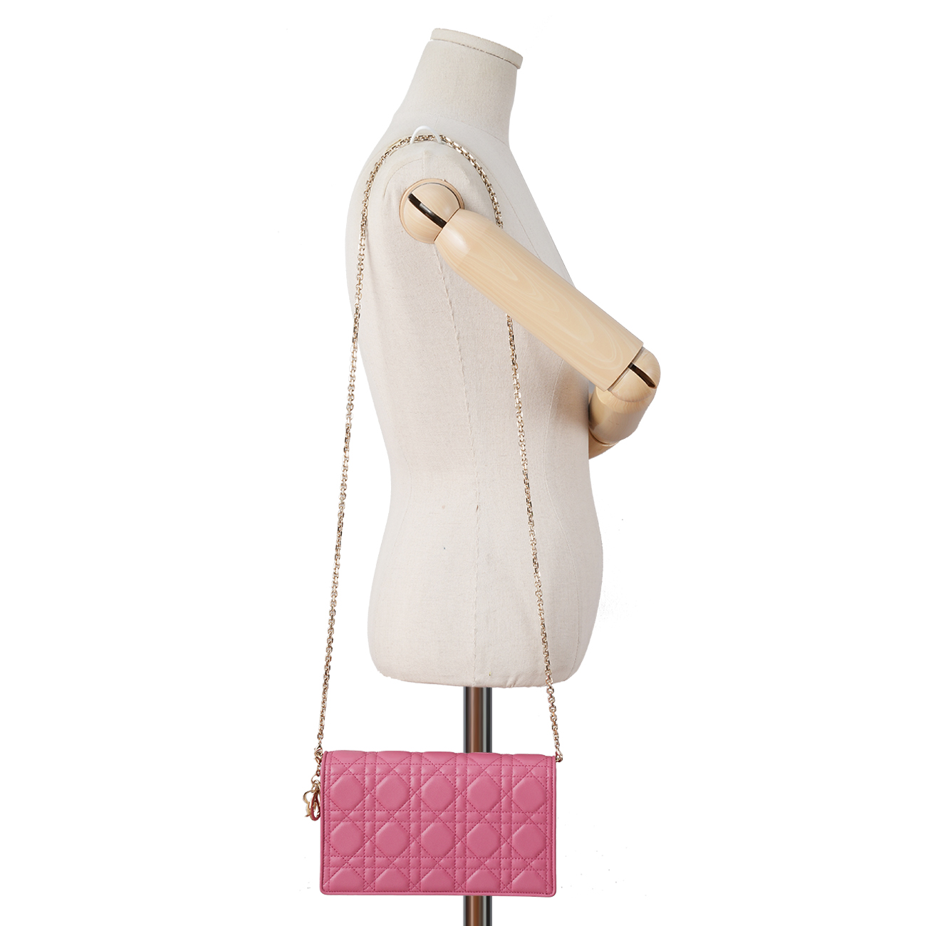 CHRISTIAN DIOR(USED)디올 레이디디올 체인 파우치